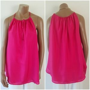 XL Pink Polo Ralph Lauren 100% Silk Tank Top NWT